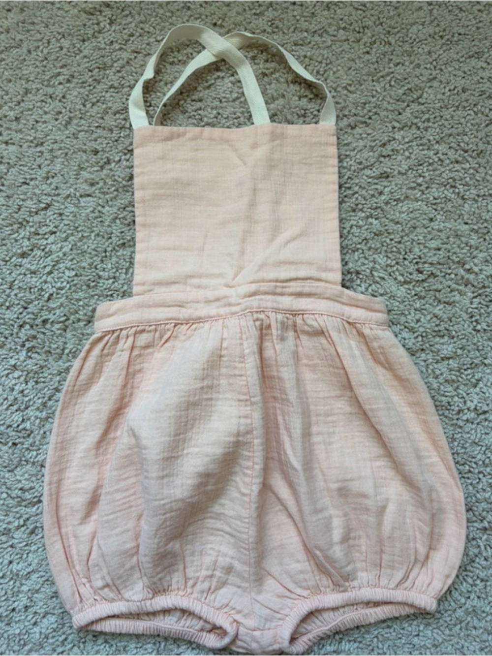 Liilu Pink Bubble Romper Overalls for Kids